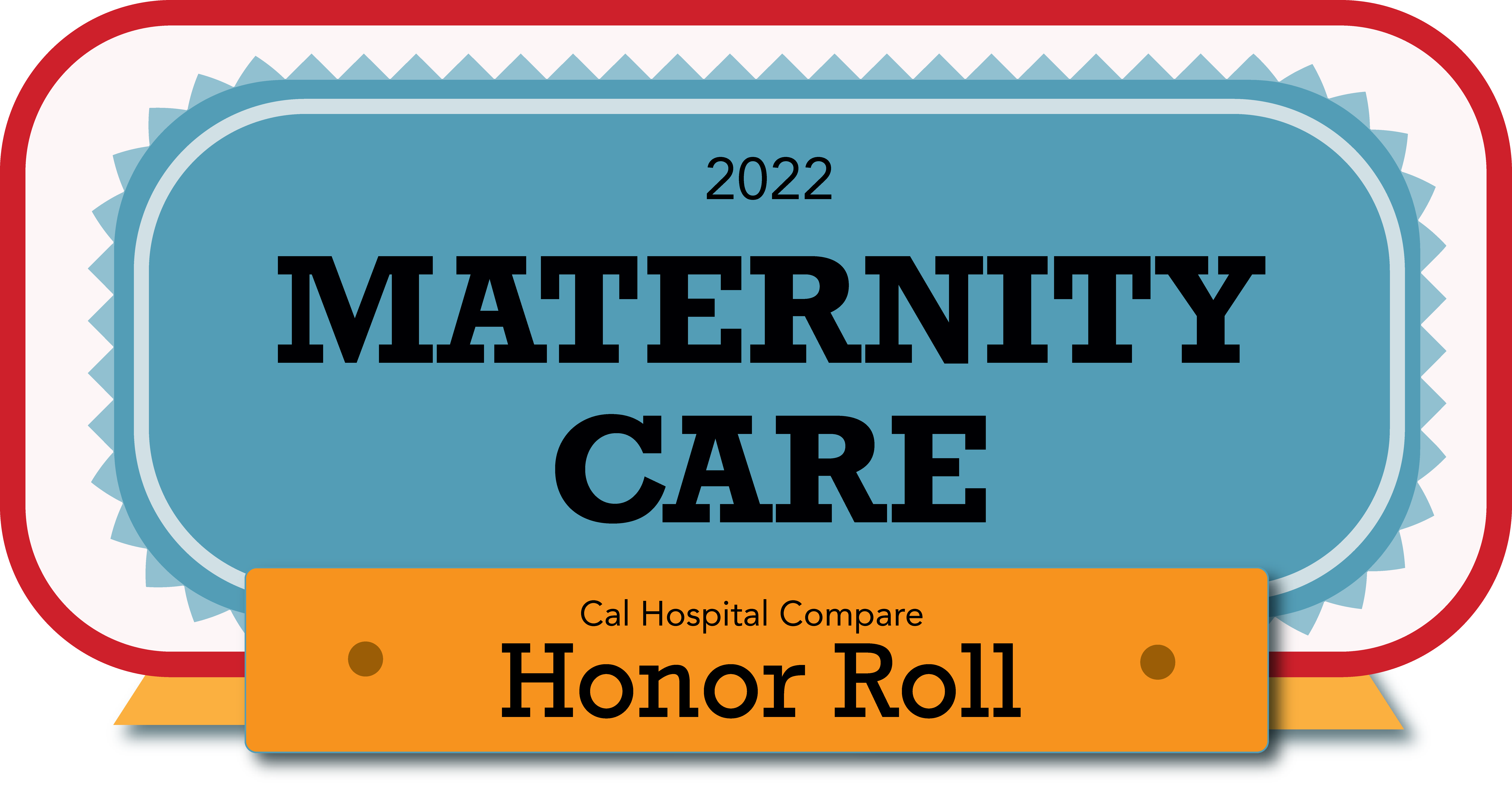 maternity care honor roll badge
